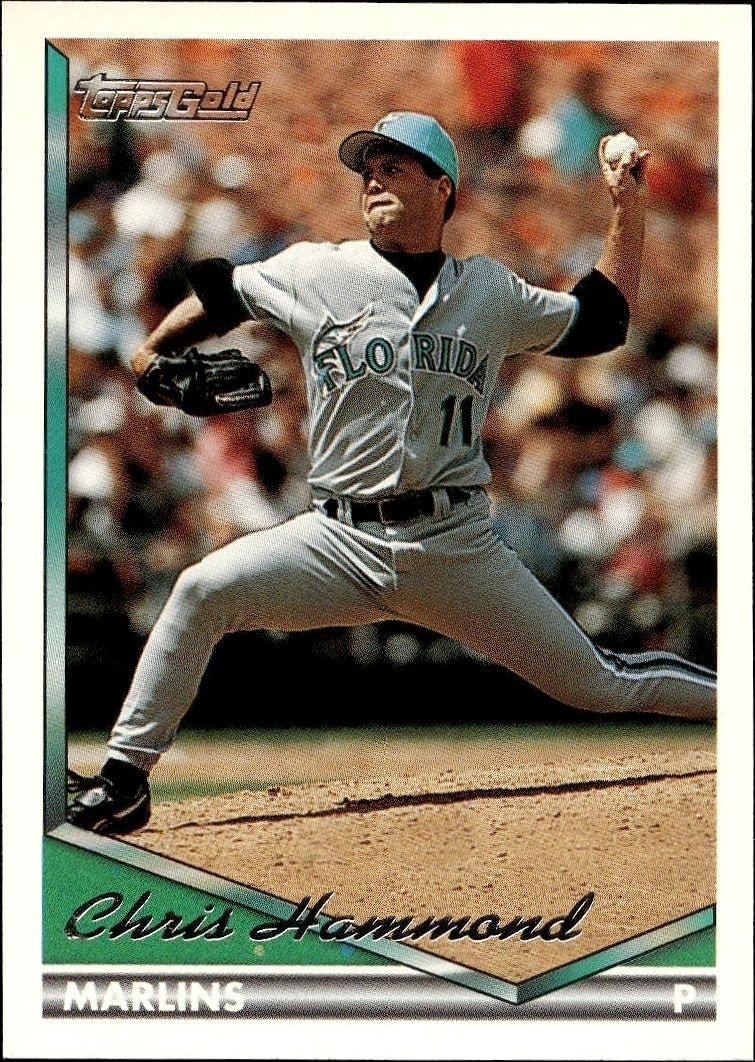 1994 Topps Chris Hammond #189 trading card