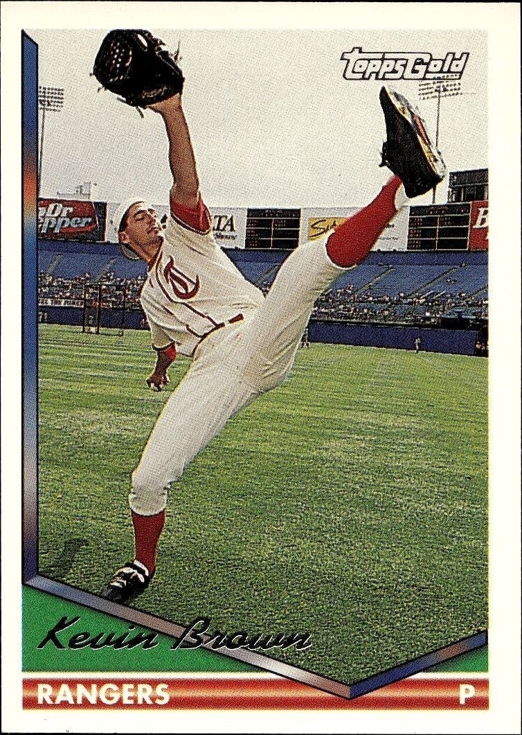1994 Topps Kevin Brown #345 trading card