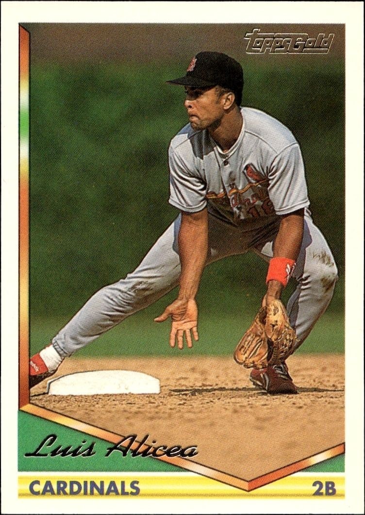 1994 Topps Luis Alicea #416 trading card