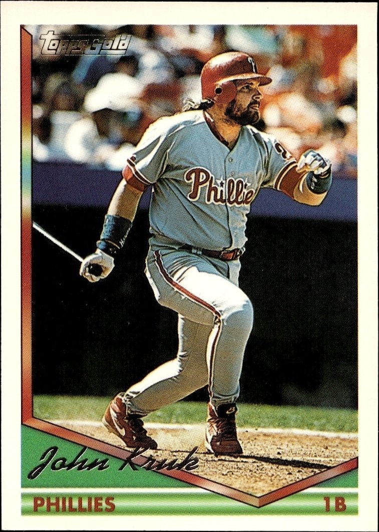 1994 Topps John Kruk #401 trading card
