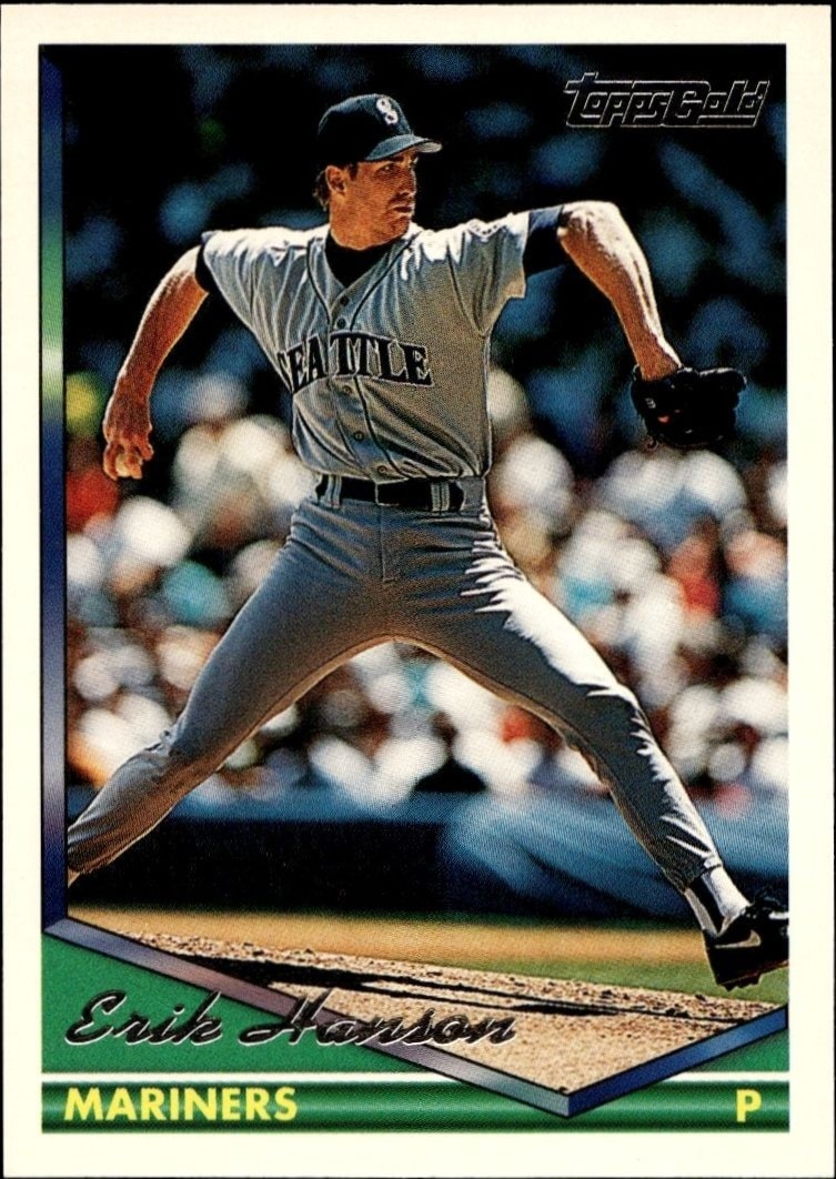 1994 Topps Erik Hanson #529 trading card