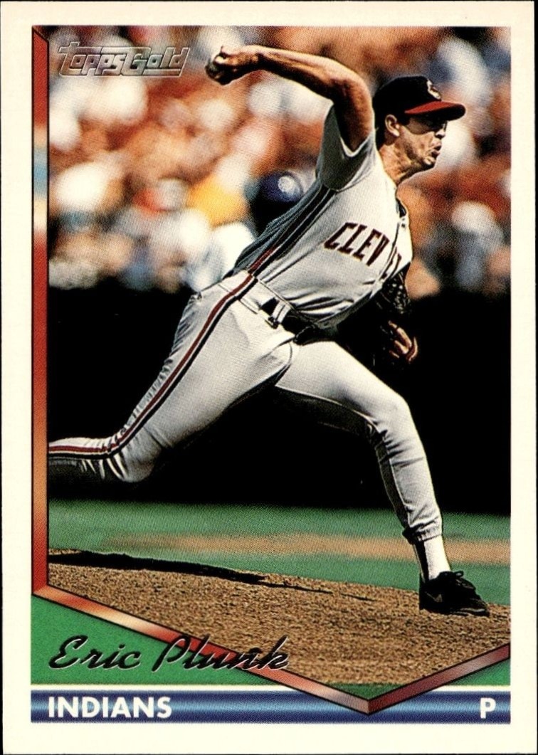 1994 Topps Eric Plunk #577 trading card