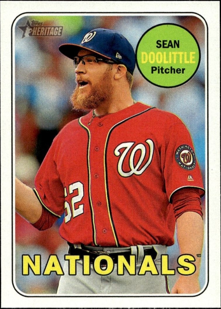 2018 Topps Heritage Sean Doolittle #315 trading card