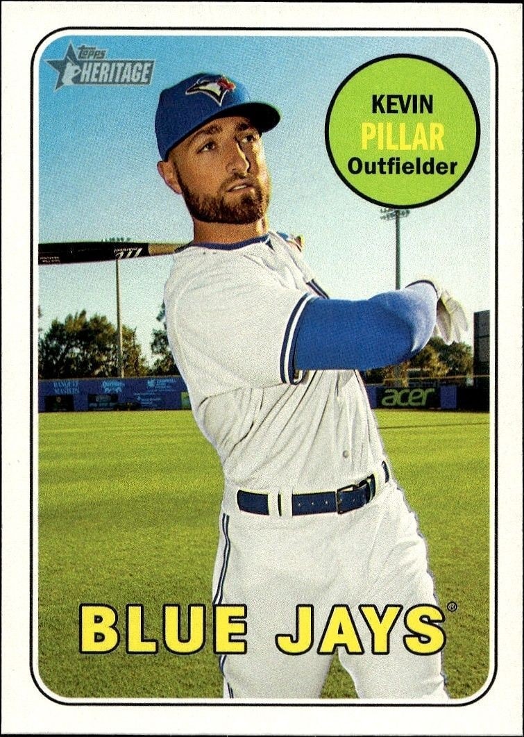2018 Topps Heritage Kevin Pillar #396 trading card