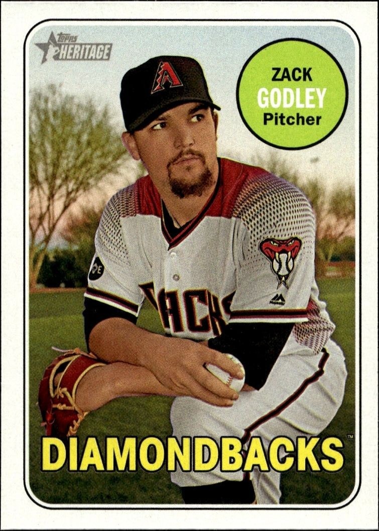 2018 Topps Heritage Zack Godley #334 trading card