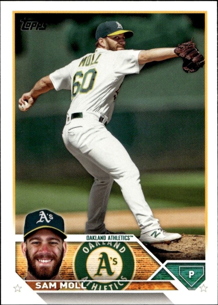 2023 Topps Series 1 Sam Moll #8 trading card