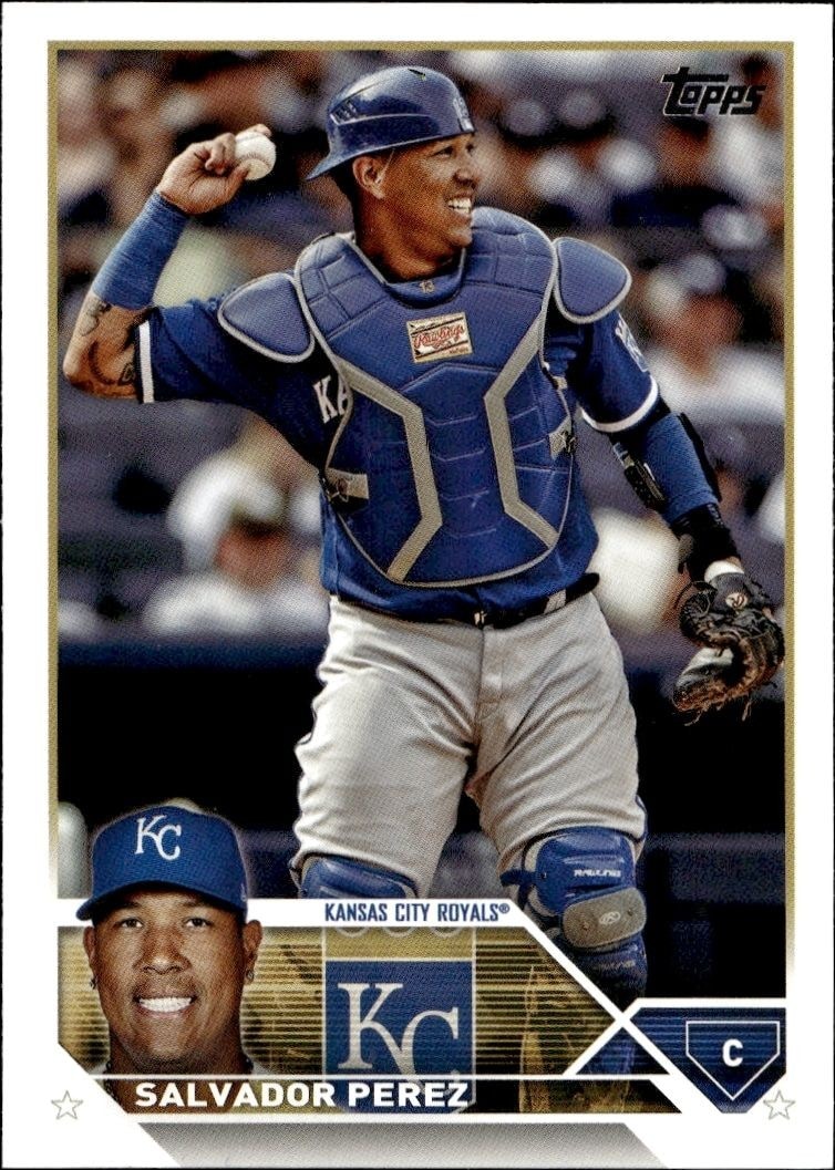 2023 Topps Salvador Perez #102 baseball trading card front