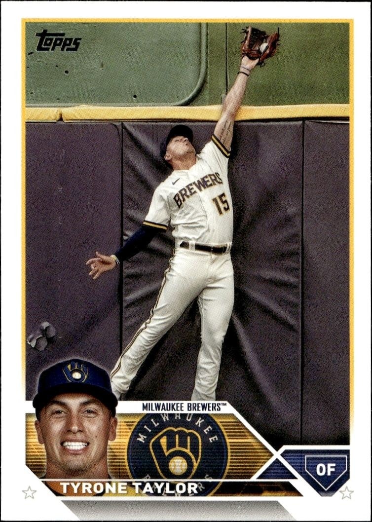 2023 Topps Series 1 Tyrone Taylor #61 trading card