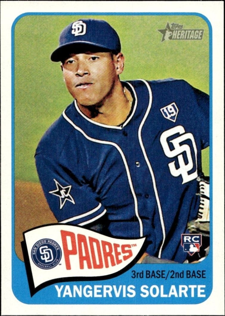 2014 Topps Heritage High Number Yangervis Solarte #H543 trading card