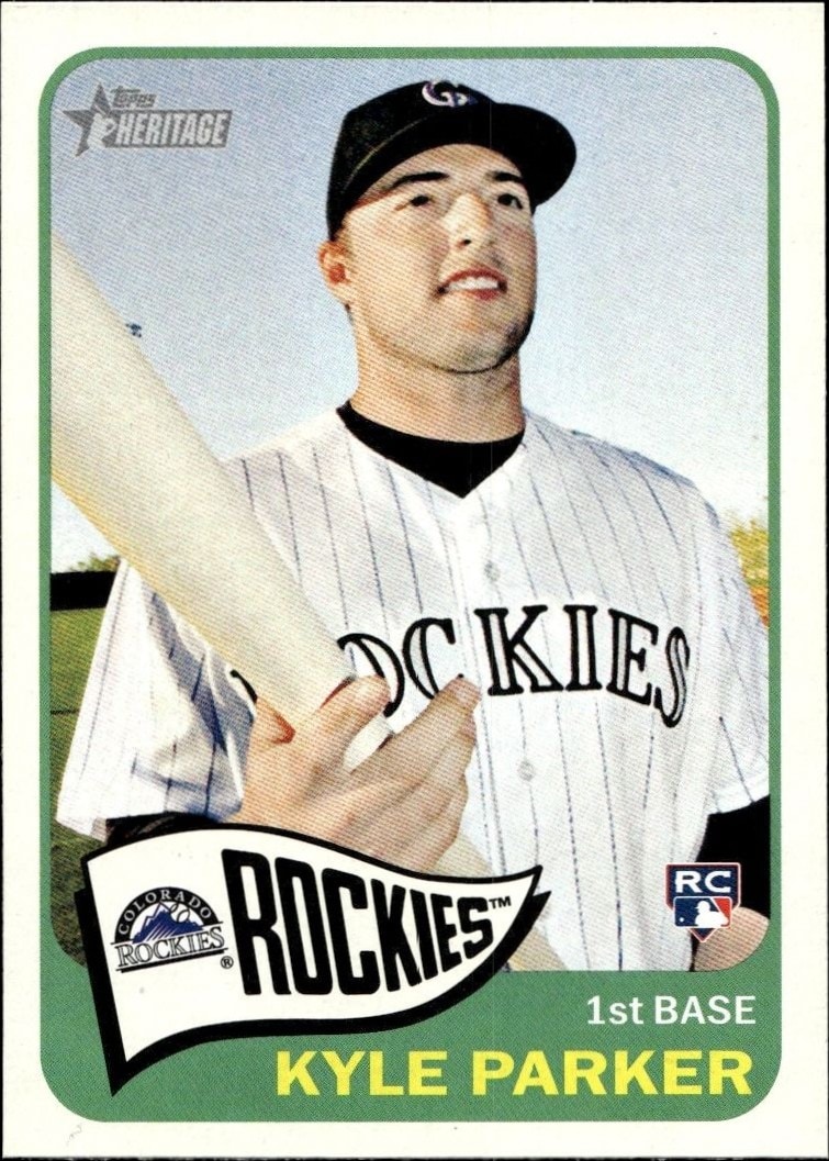 2014 Topps Heritage High Number Kyle Parker #H529 trading card