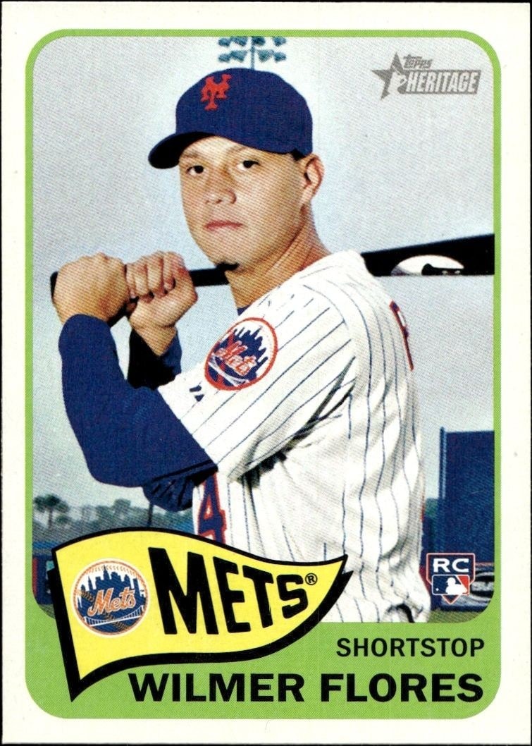 2014 Topps Heritage High Number Wilmer Flores #H578 trading card