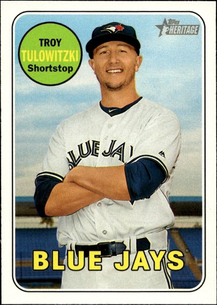 2018 Topps Heritage Troy Tulowitzki #98 trading card