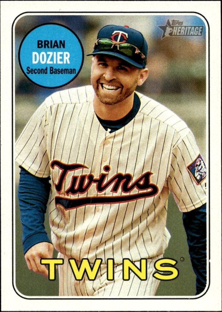 2018 Topps Heritage Brian Dozier #356 trading card