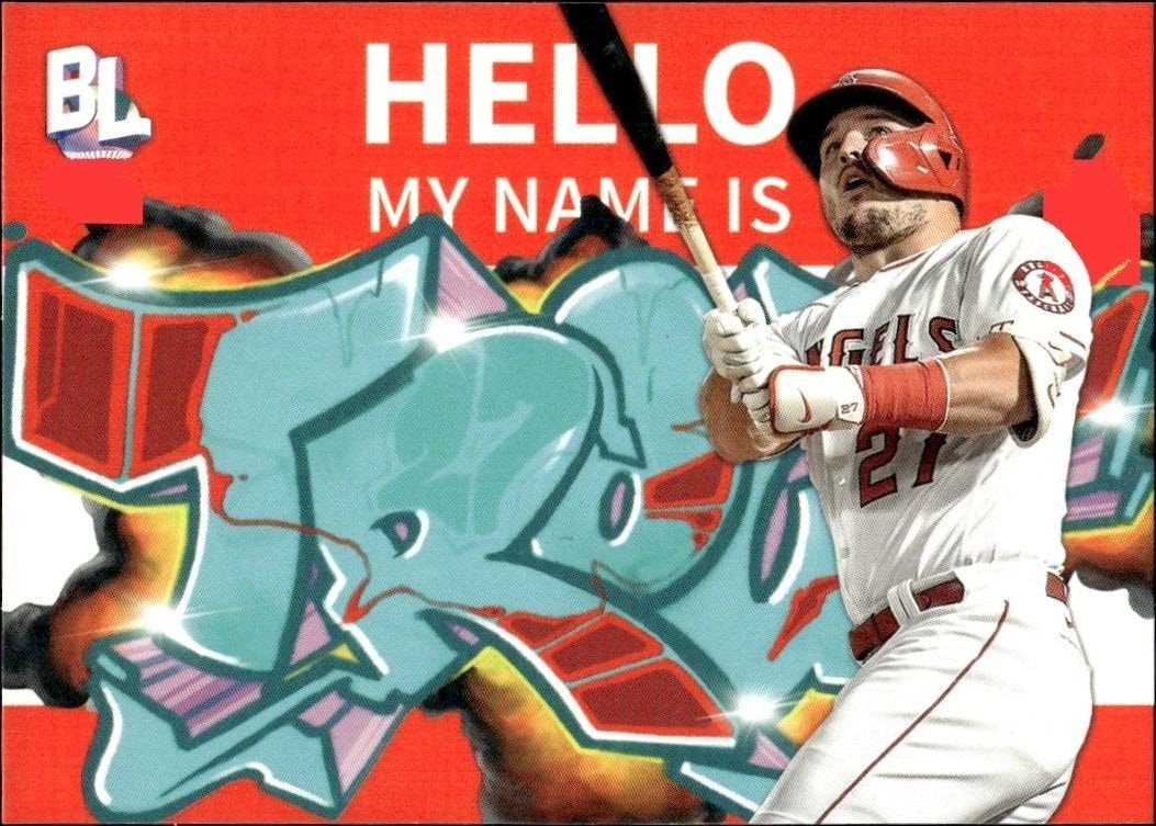 2023 Topps Big League Mike Trout #RC-2 baseball trading card front