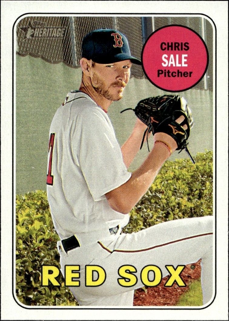2018 Topps Heritage Chris Sale #109 trading card
