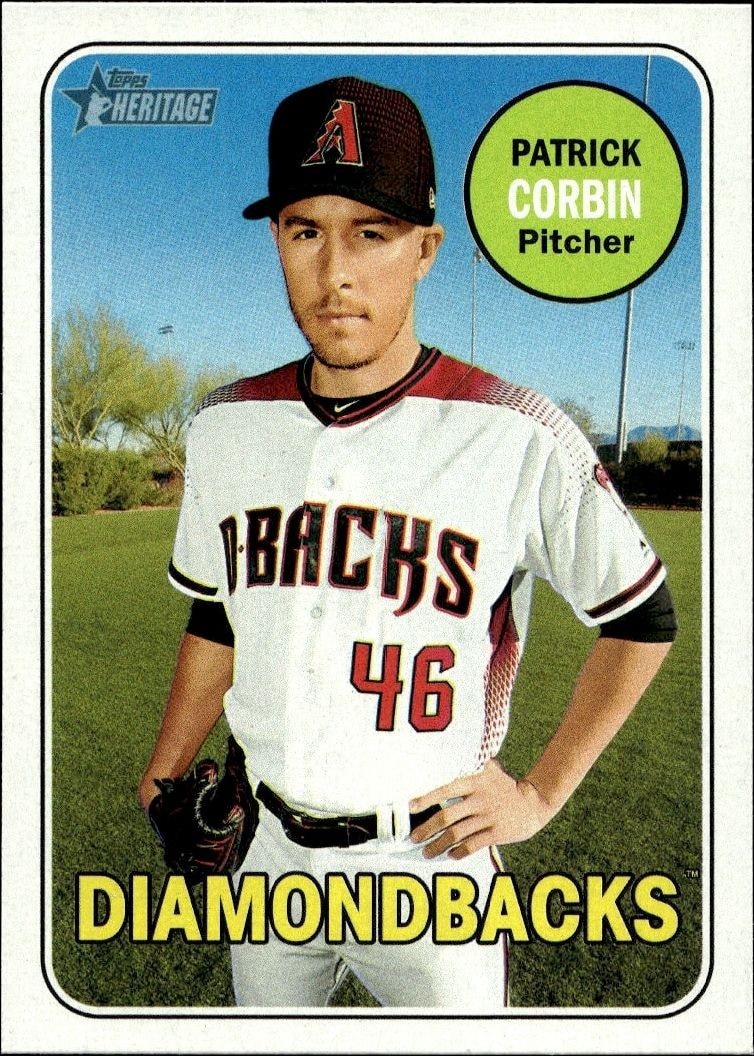 2018 Topps Heritage Patrick Corbin #460 trading card