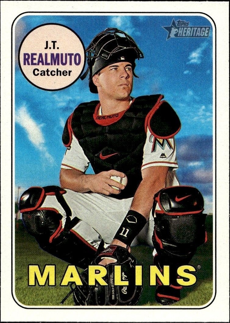 2018 Topps Heritage Jt Realmuto #388 trading card