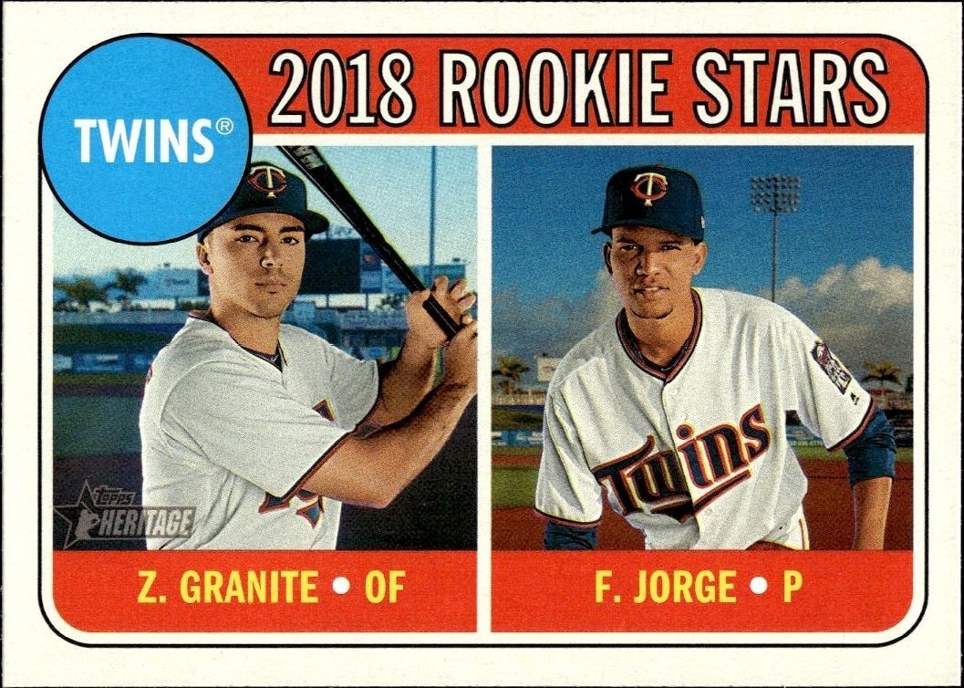 2018 Topps Heritage Zack Granite #99 trading card