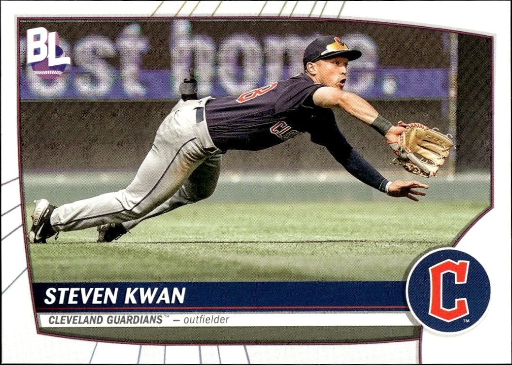 2023 Topps Big League Steven Kwan #32 trading card