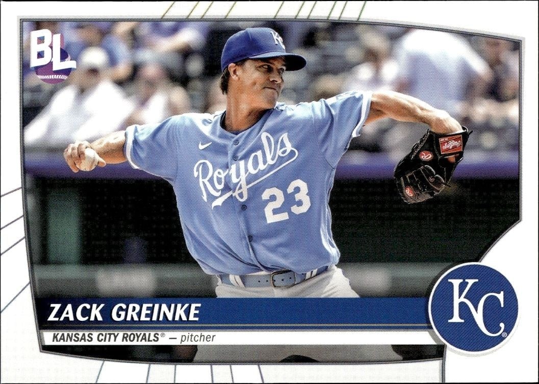 2023 Topps Big League Zack Greinke #155 trading card