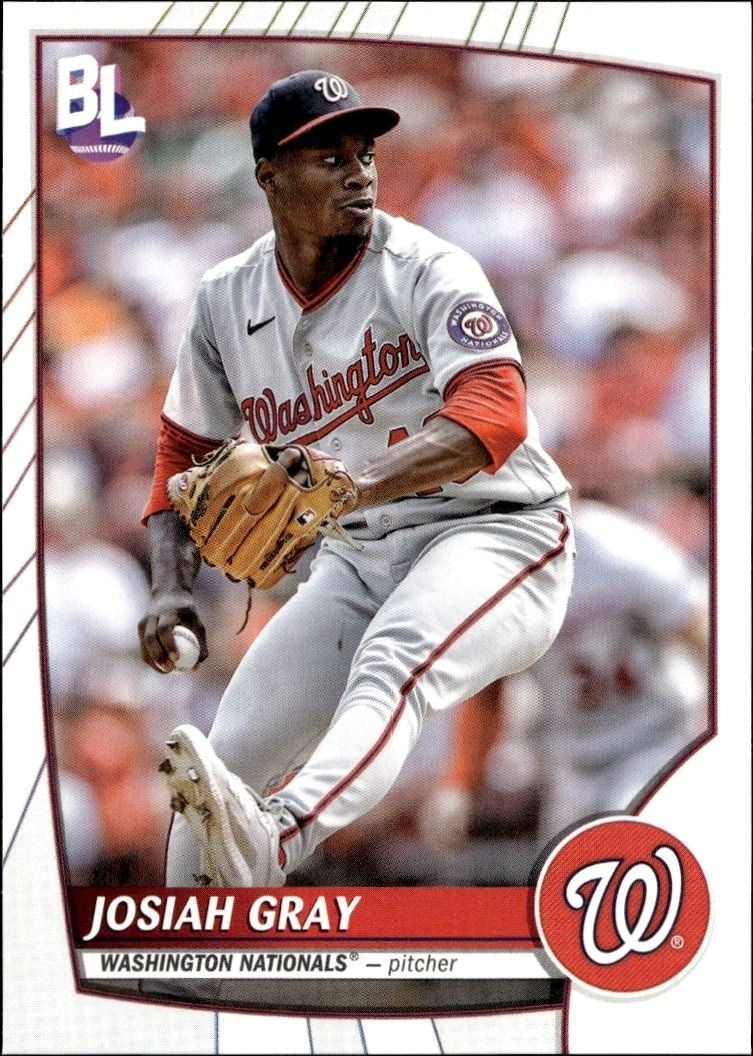2023 Topps Big League Josiah Gray #124 trading card