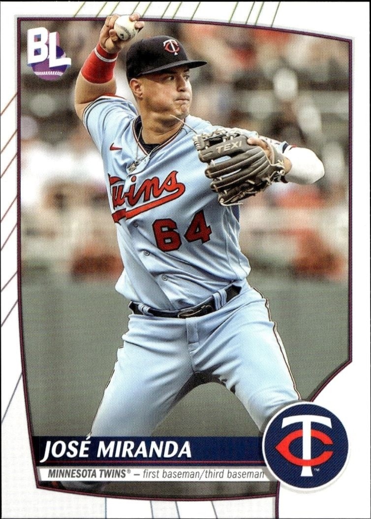 2023 Topps Big League Jose Miranda #35 trading card