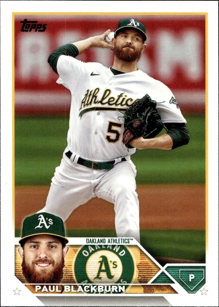 2023 Topps Series 1 Paul Blackburn #6 trading card
