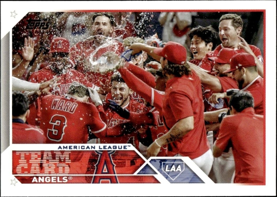 2023 Topps Series 1 Los Angeles Angels #93 trading card