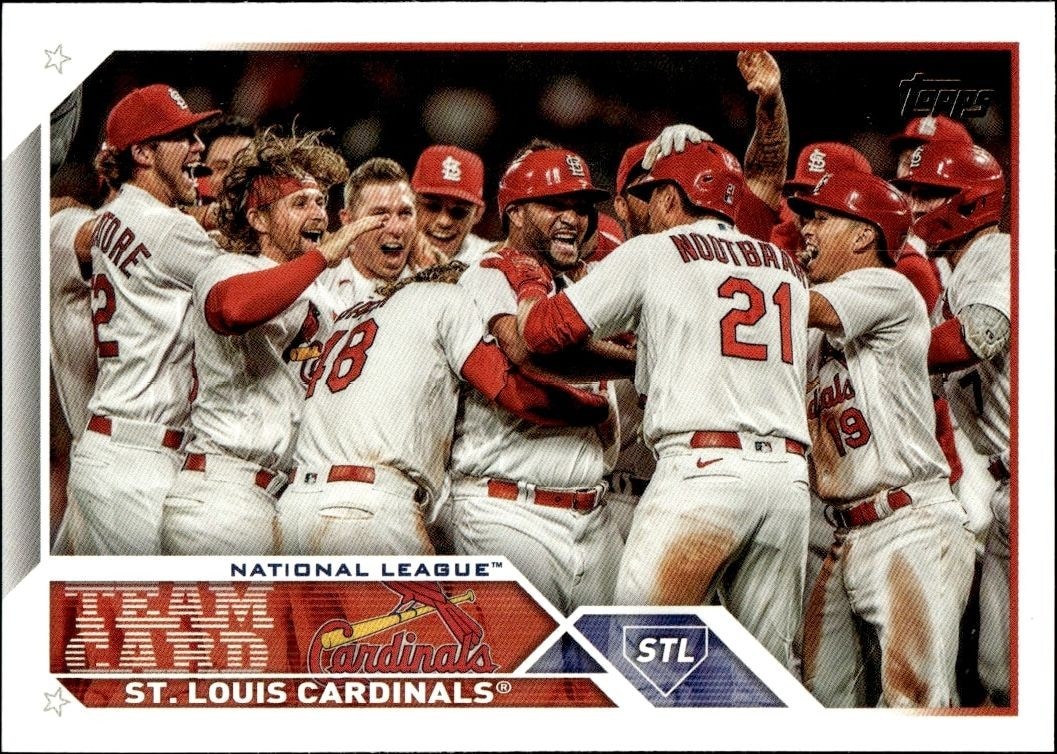 2023 Topps Series 1 St. Louis Cardinals #234 trading card