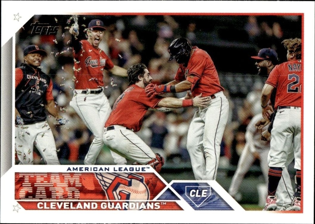 2023 Topps Series 1 Cleveland Guardians #271 trading card