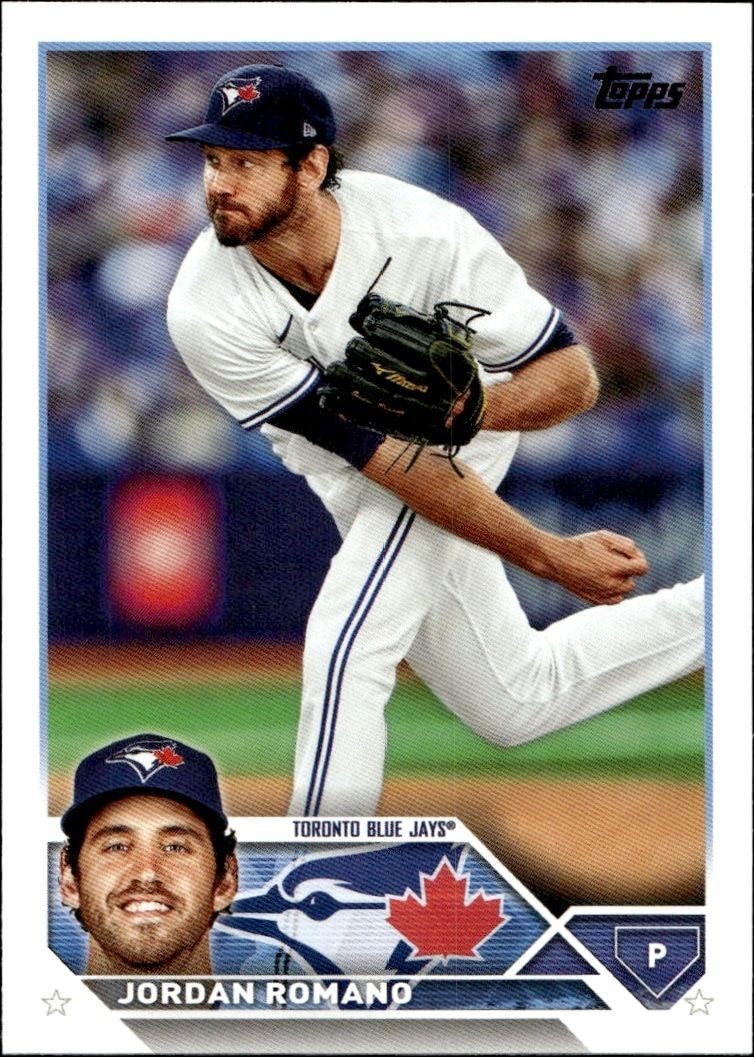 2023 Topps Series 1 Jordan Romano #196 trading card