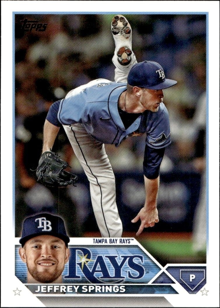 2023 Topps Series 1 Jeffrey Springs #12 trading card
