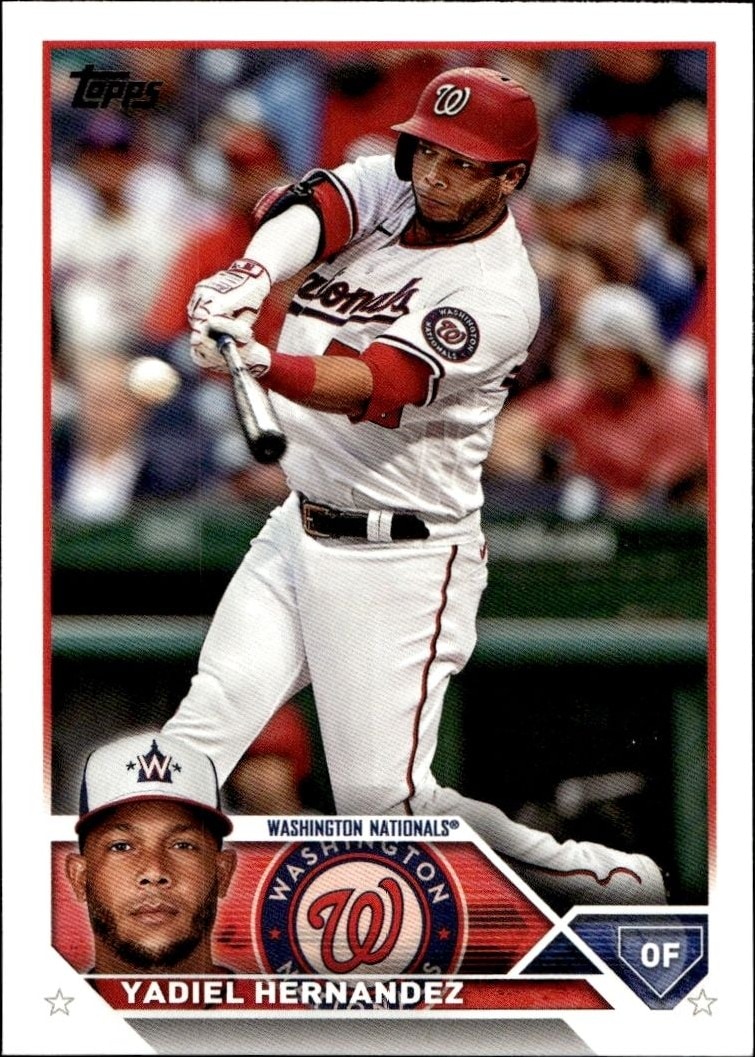 2023 Topps Series 1 Yadiel Hernandez #257 trading card