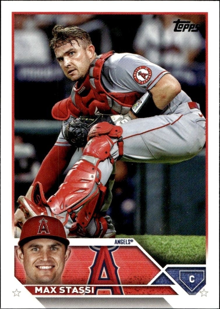 2023 Topps Series 1 Max Stassi #85 trading card