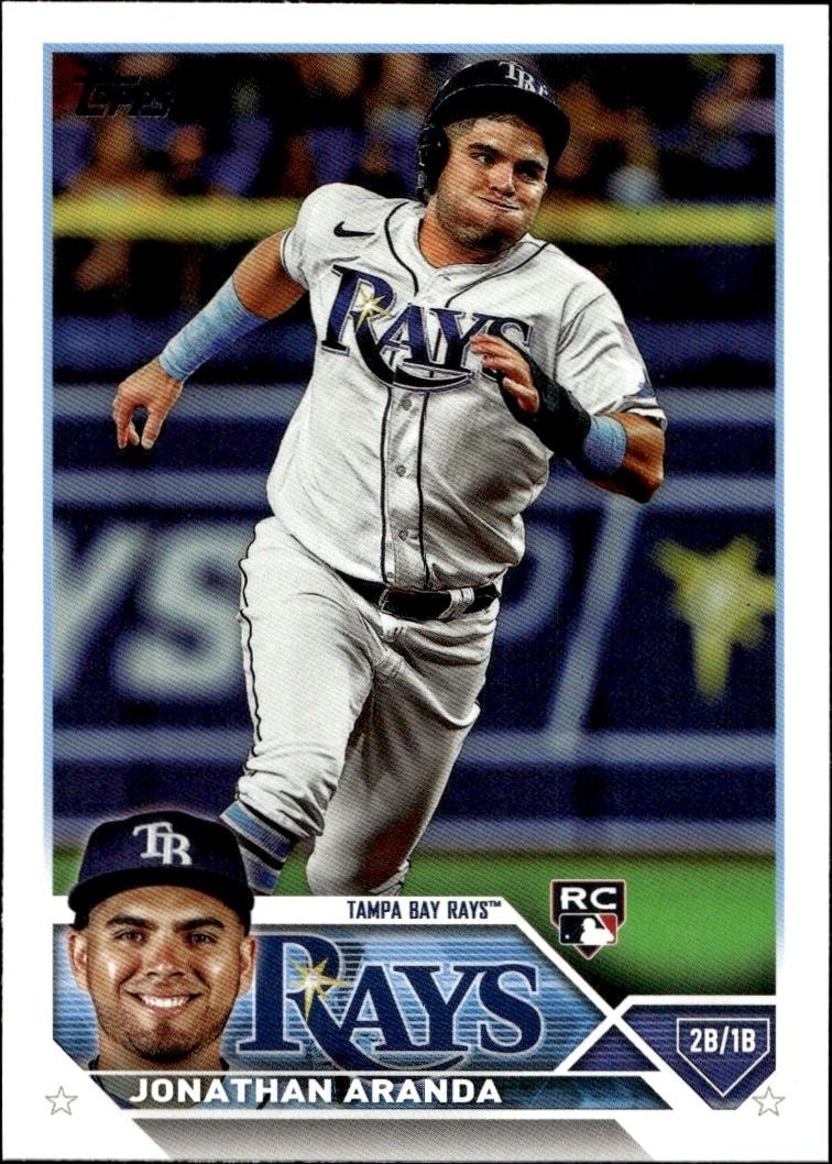 2023 Topps Series 1 Jonathan Aranda #154 trading card