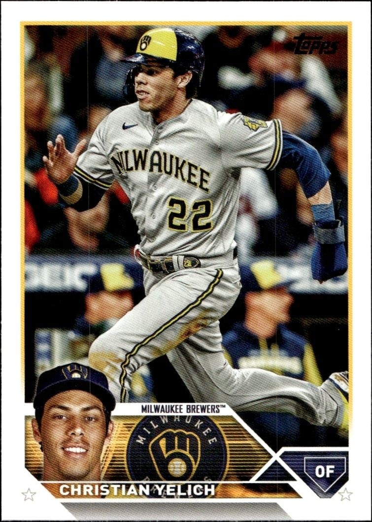 2023 Topps Series 1 Christian Yelich #192 trading card