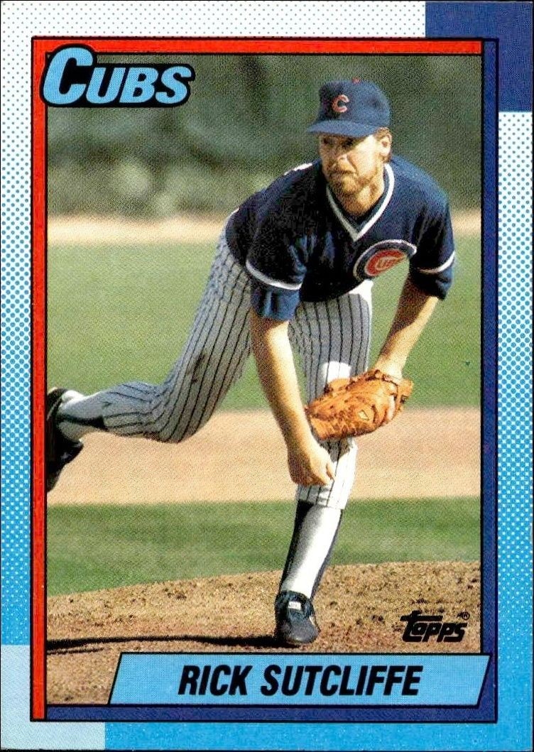 1990 Topps Rick Sutcliffe #640 trading card