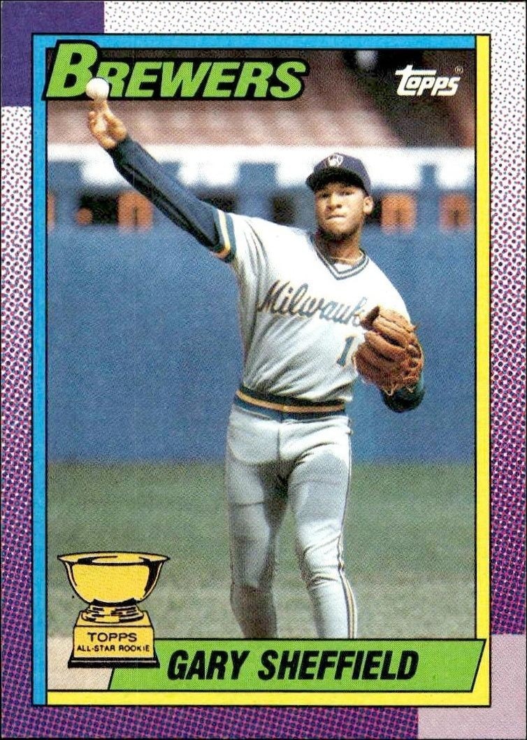1990 Topps Gary Sheffield #718 trading card