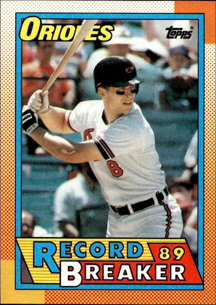 1990 Topps Cal Ripken #8 trading card