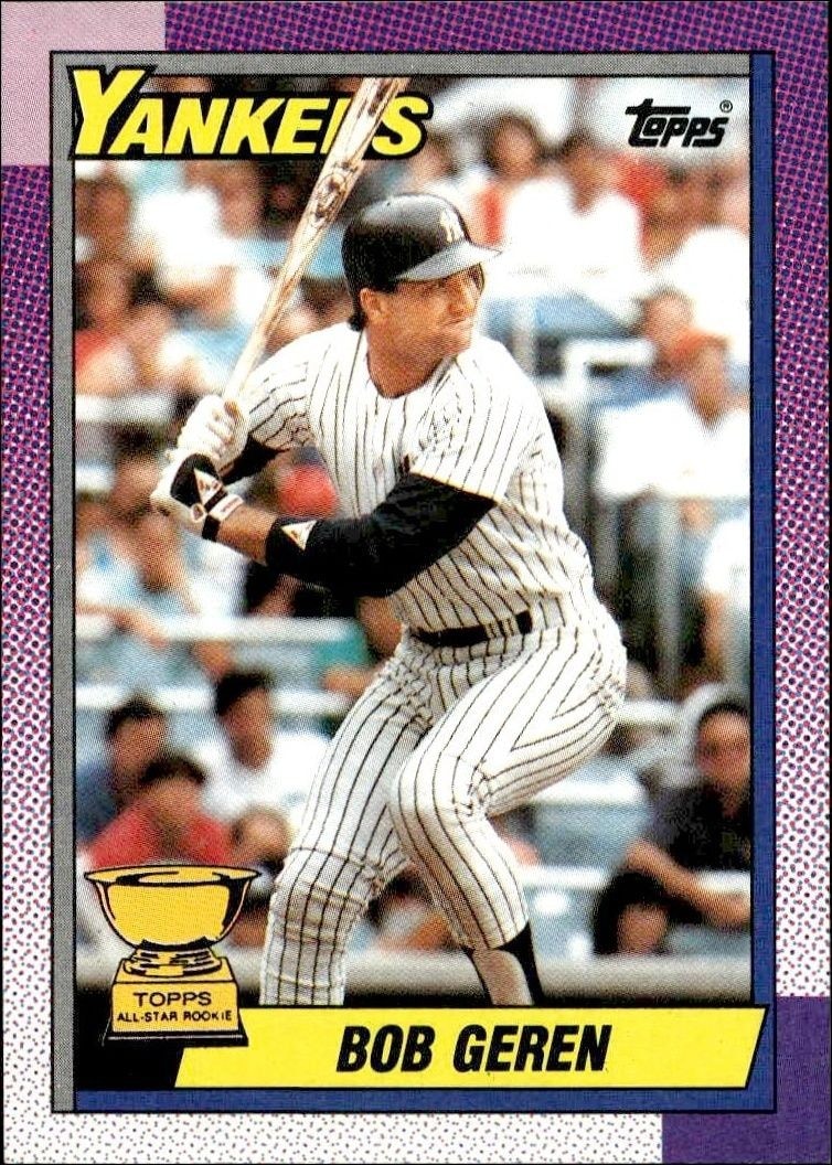 1990 Topps Bob Geren #536 trading card