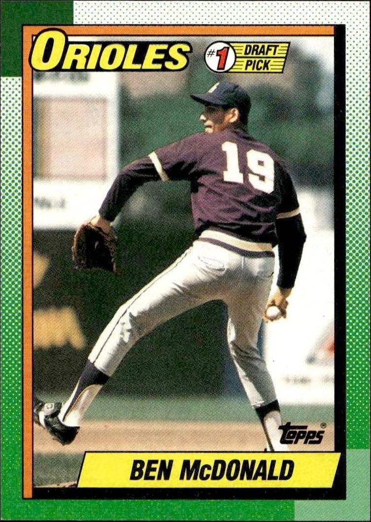1990 Topps Ben McDonald #774 trading card