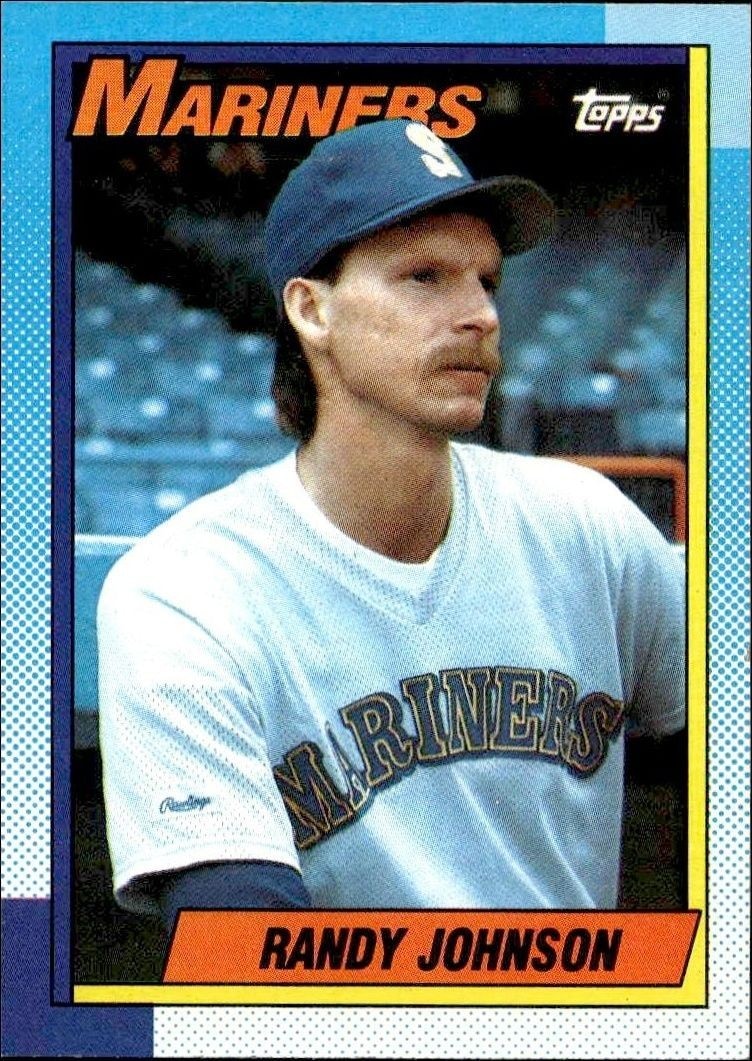 1990 Topps Randy Johnson #431 trading card