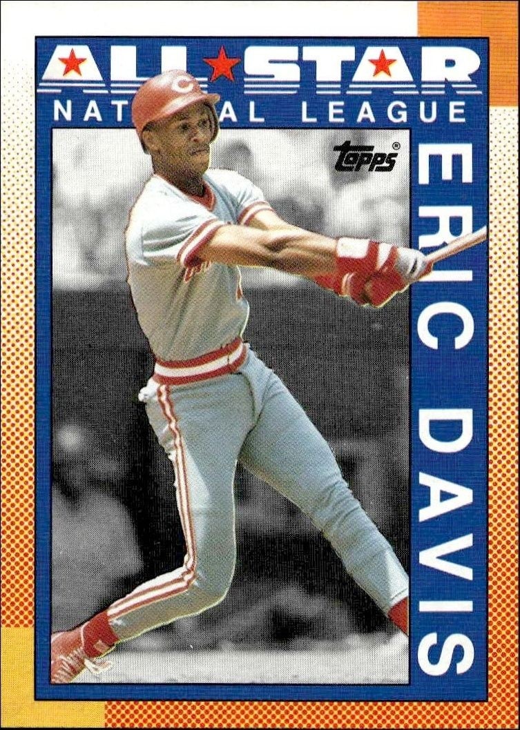 1990 Topps Eric Davis #402 trading card