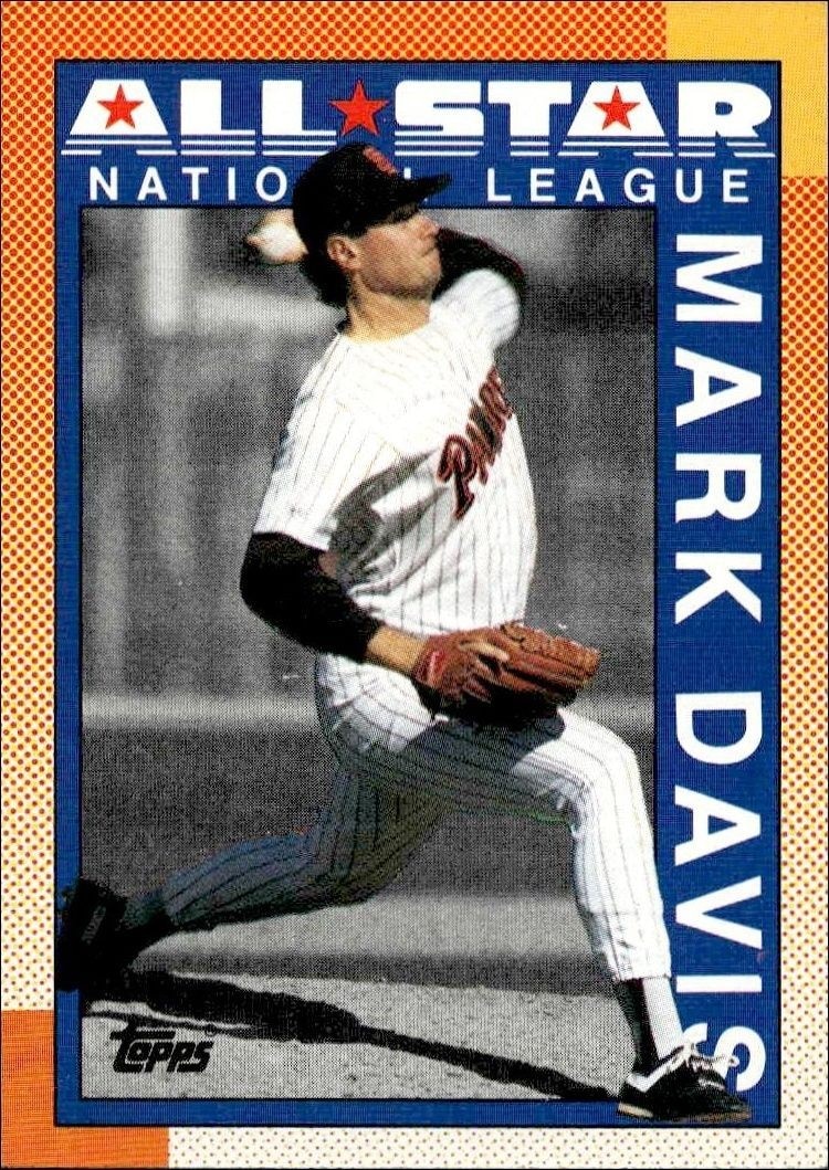 1990 Topps Mark Davis #407 trading card