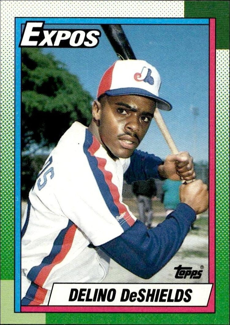 1990 Topps Delino DeShields #224 trading card