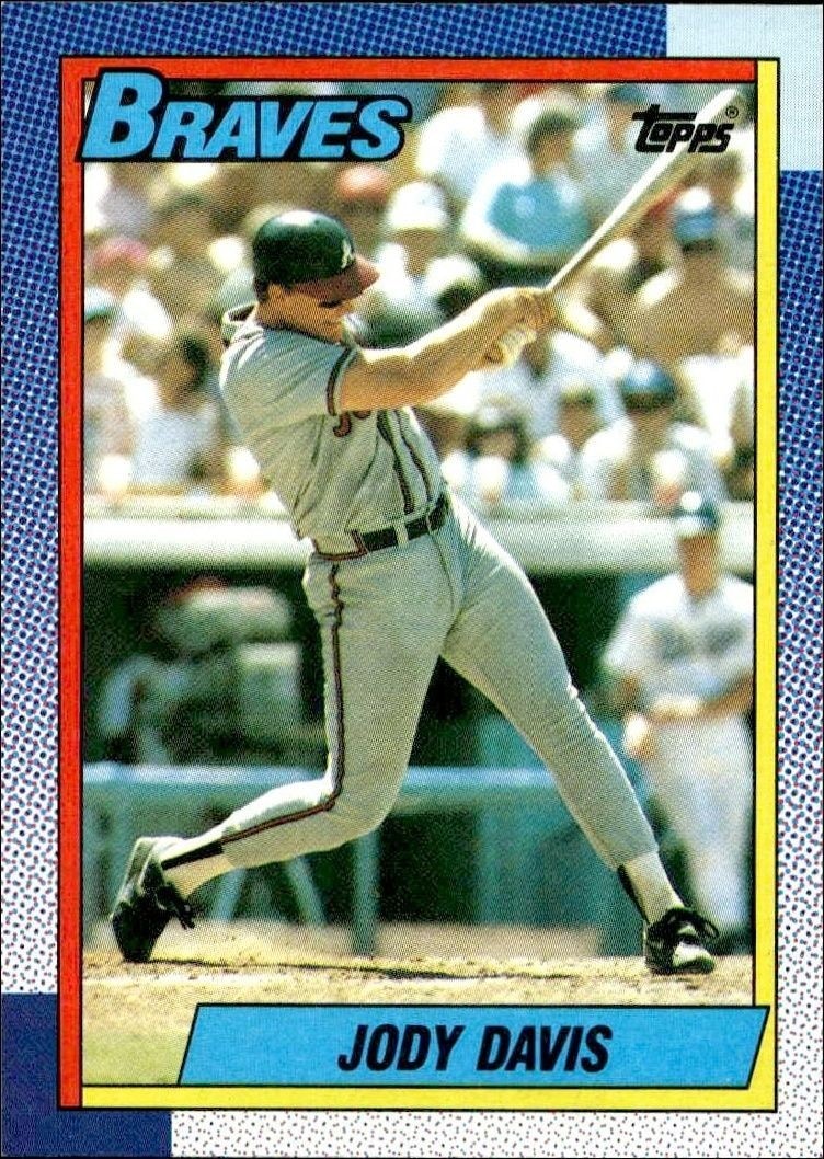 1990 Topps Jody Davis #453 trading card