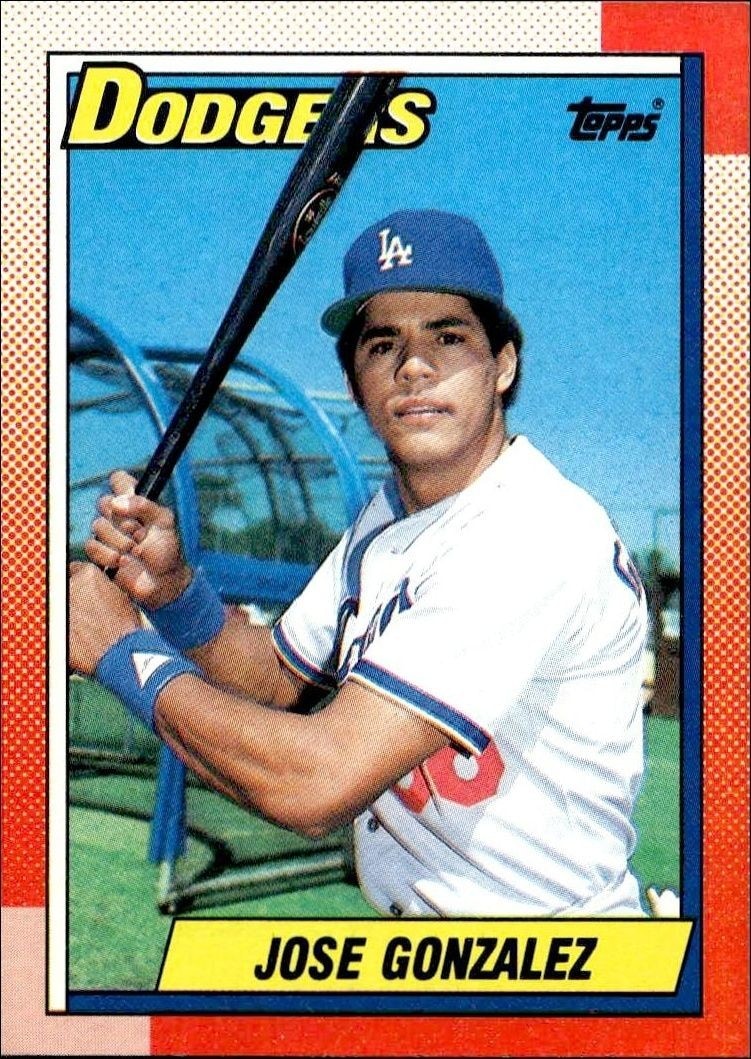 1990 Topps Jose Gonzalez #98 trading card