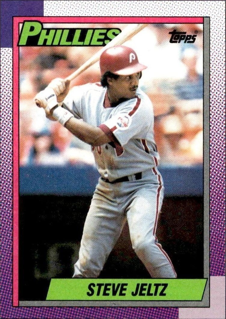 1990 Topps Steve Jeltz #607 trading card
