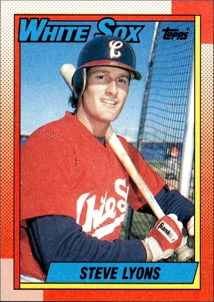 1990 Topps Steve Lyons #751 trading card