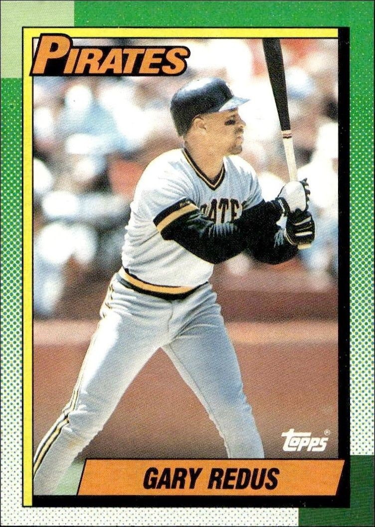 1990 Topps Gary Redus #507 trading card